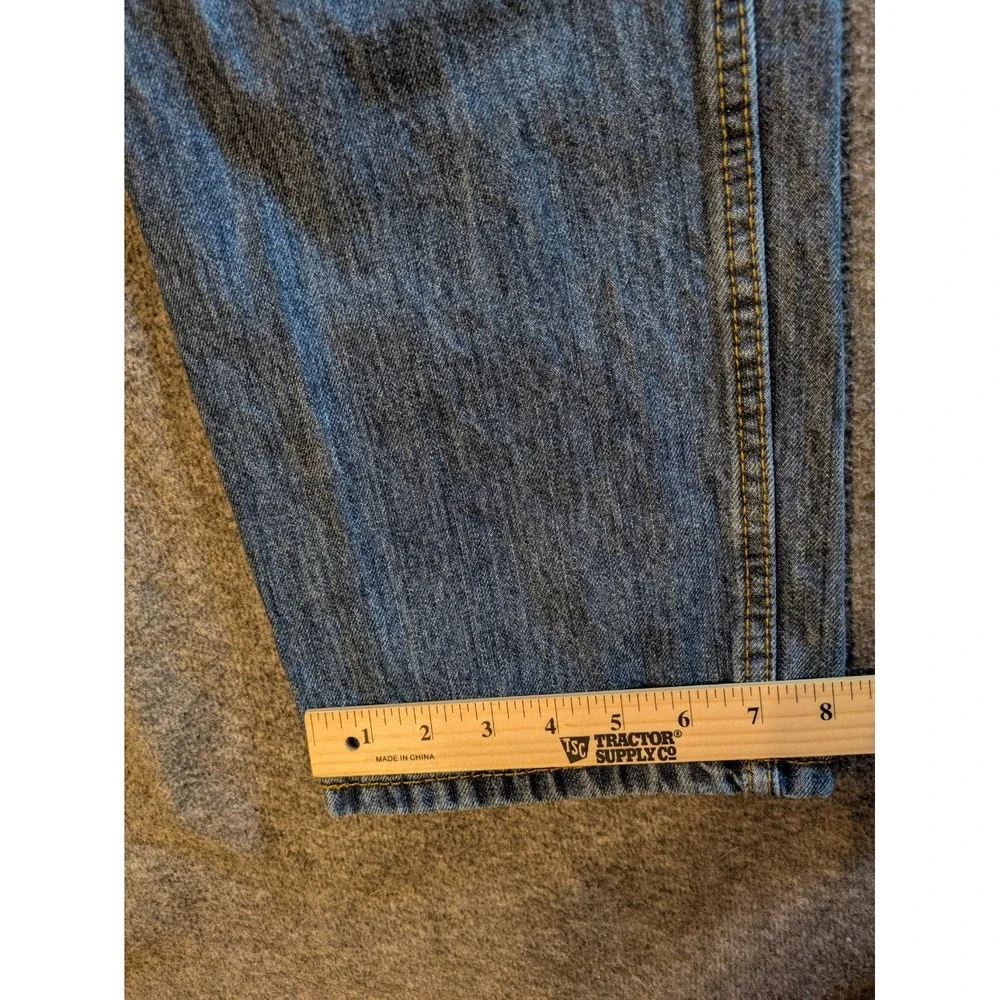 Cinch Jeans Mens 38x34 Blue Cotton Denim Straight Green Label Western Cowboy